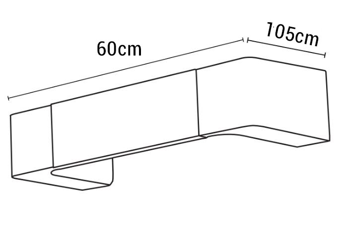 dimensions appliques murales LED